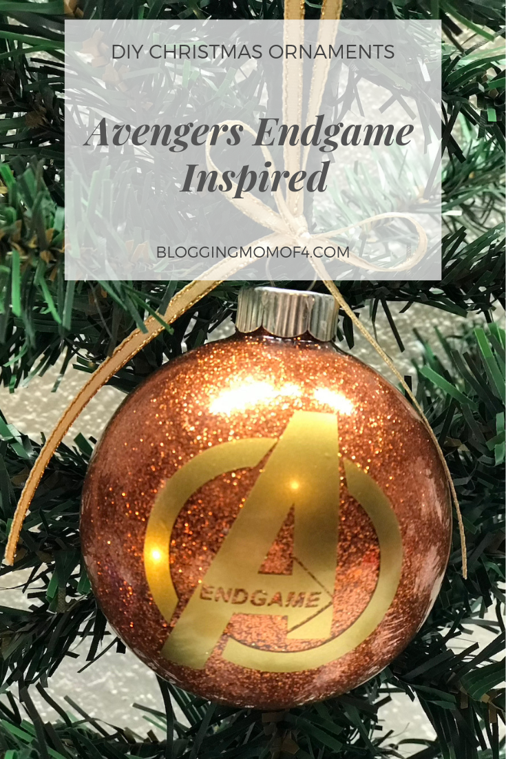 When the new Marvel Avengers Endgame trailer hit, I decided I needed to create an Avengers Endgame Ornament. Free cut file is included for you to make too!