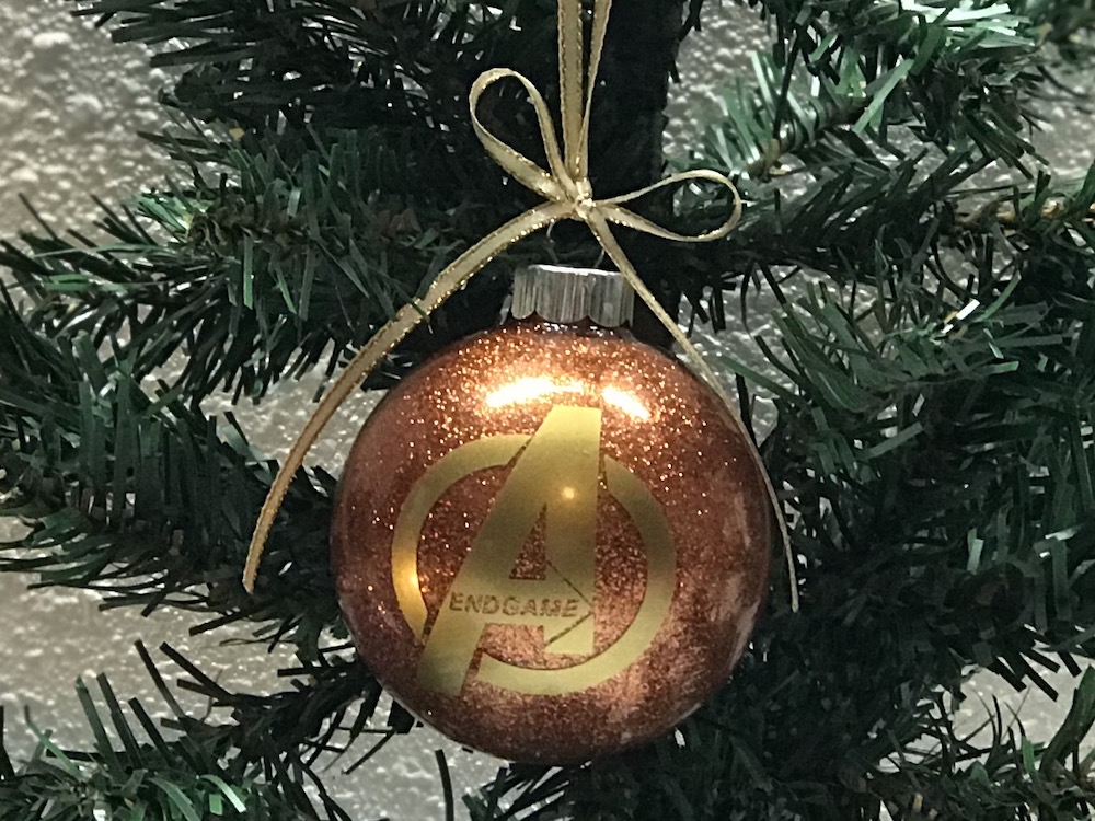 When the new Marvel Avengers Endgame trailer hit, I decided I needed to create an Avengers Endgame Ornament. Free cut file is included for you to make too!