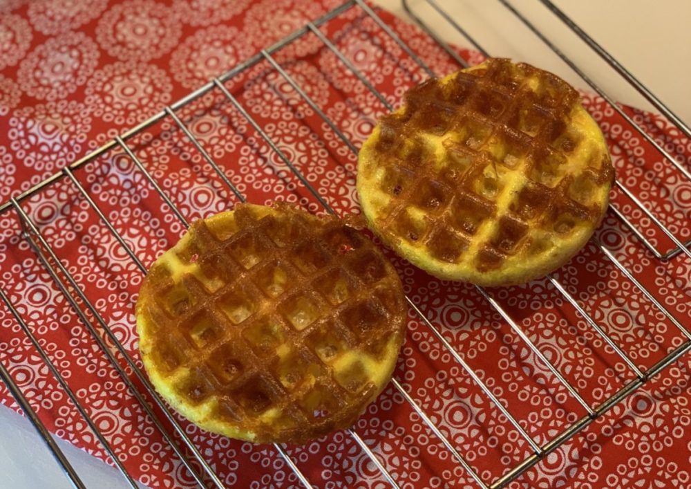 Say What? What is a Chaffle? For those of us on the Keto journey, you may have recently heard of the Chaffle. Here's a good basic keto chaffle recipe.