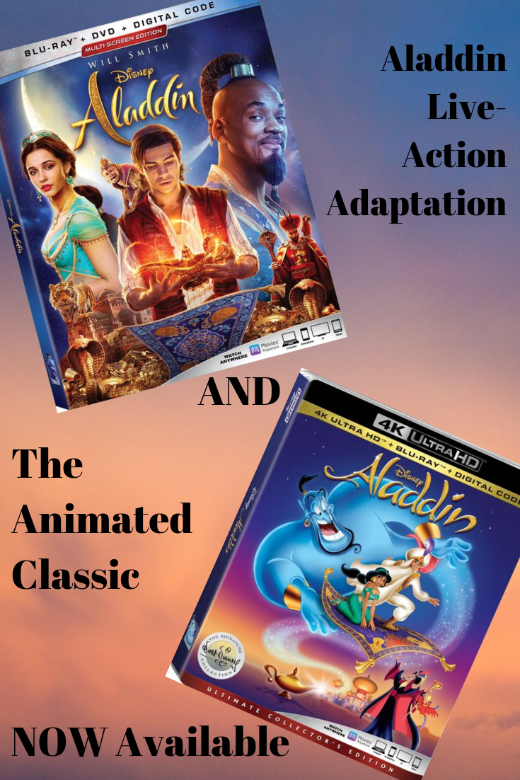 Aladdin Live Action Adaptation AND The Animated Classic NOW Available