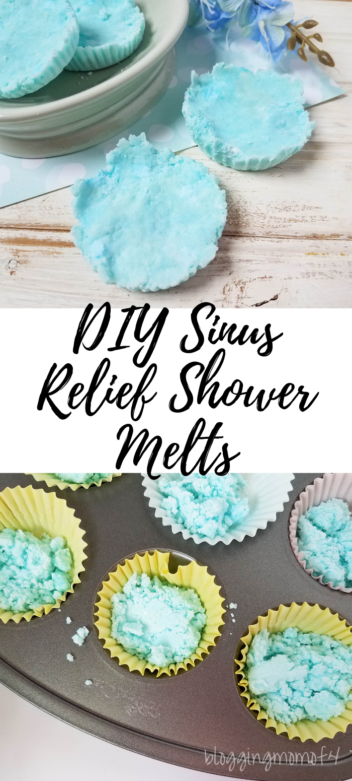 DIY Sinus Relief Shower Melts pinterest
