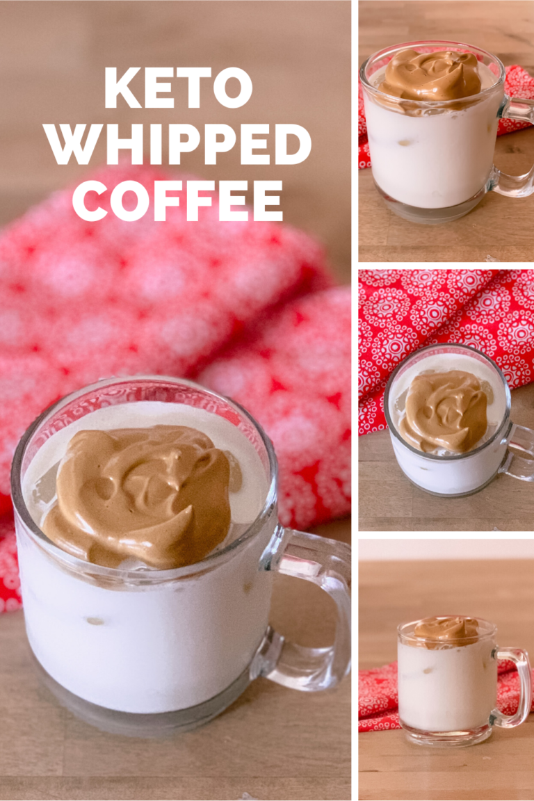 Keto Whipped Coffee Make with your choice of milk for a delicious
